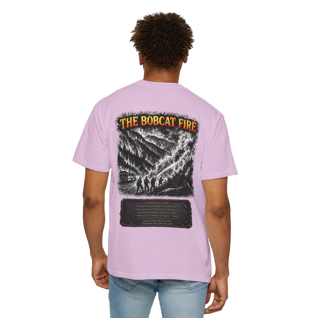 I Survived 2020 — WILDFIRES S2:E2: "The Bobcat Fire" Memorial Unisex Garment-Dyed T-shirt