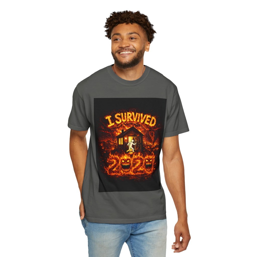 I Survived 2020 — S2:E4 "Western U.S. Wildfire Season" | Mid-Season Finale Pt. 1 | Wildfire Edition Memorial Unisex Garment-Dyed T-shirt