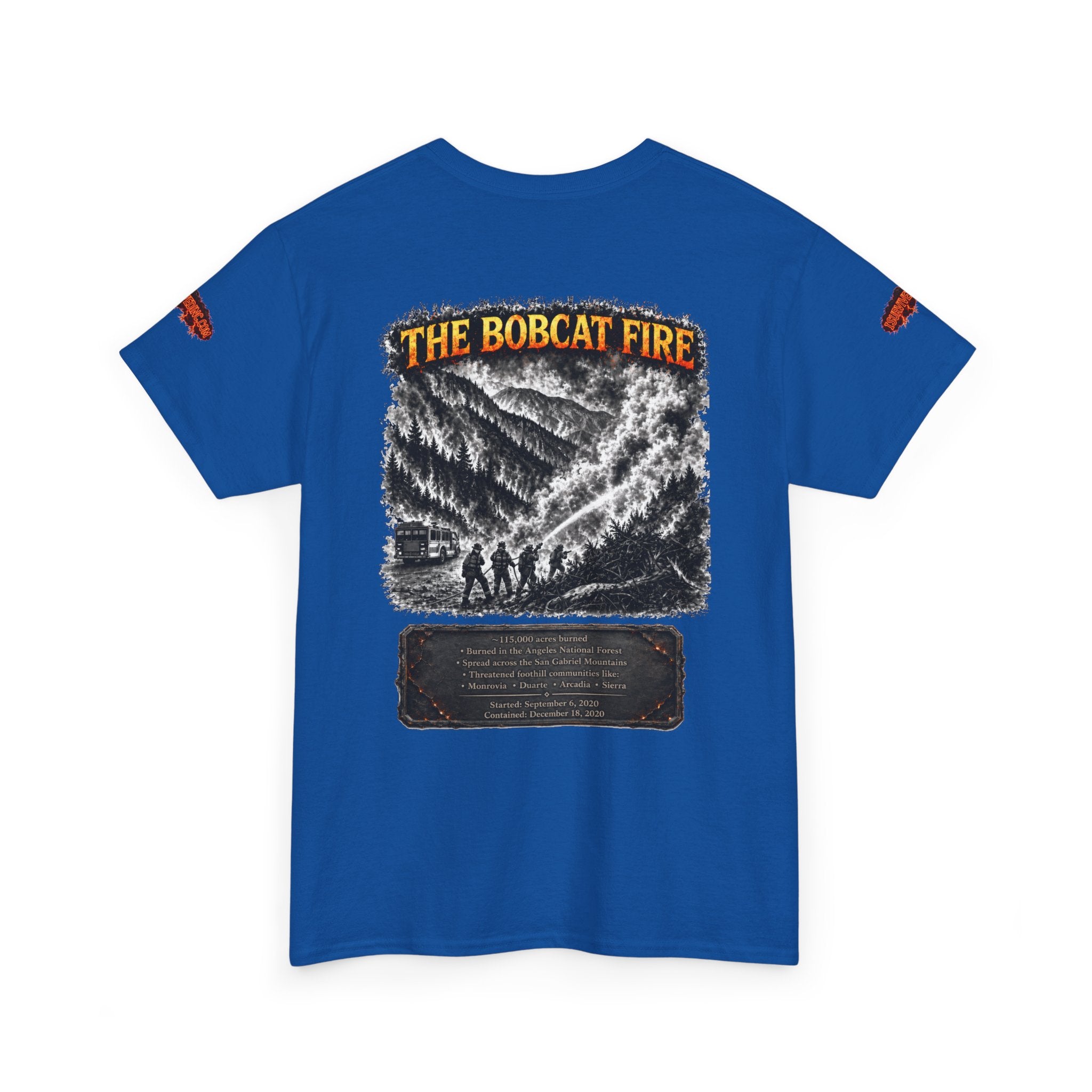 I Survived 2020 — Director's Cut S2:E2 "The Bobcat Fire" | Wildfire Edition Memorial Unisex Heavy Cotton Tee (SPECIAL EDITION)