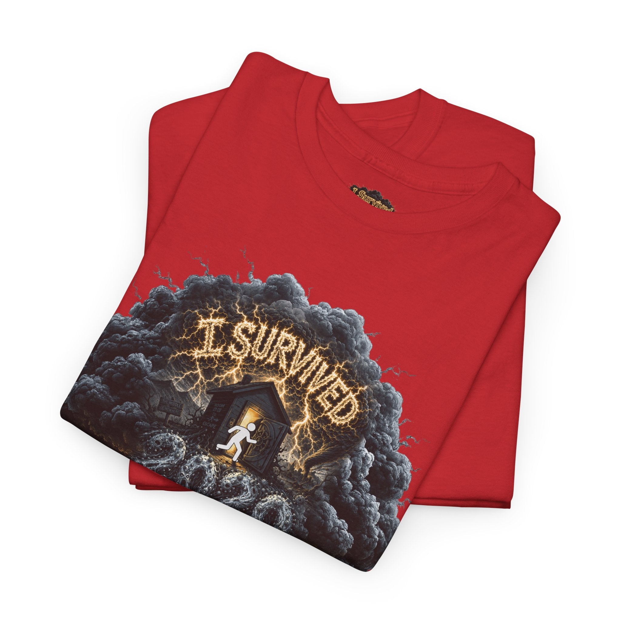 I Survived 2020 —  Deriector's Cut Original Design Teaser Tee | Season 1 Premiere Drop Unisex Heavy Cotton Tee