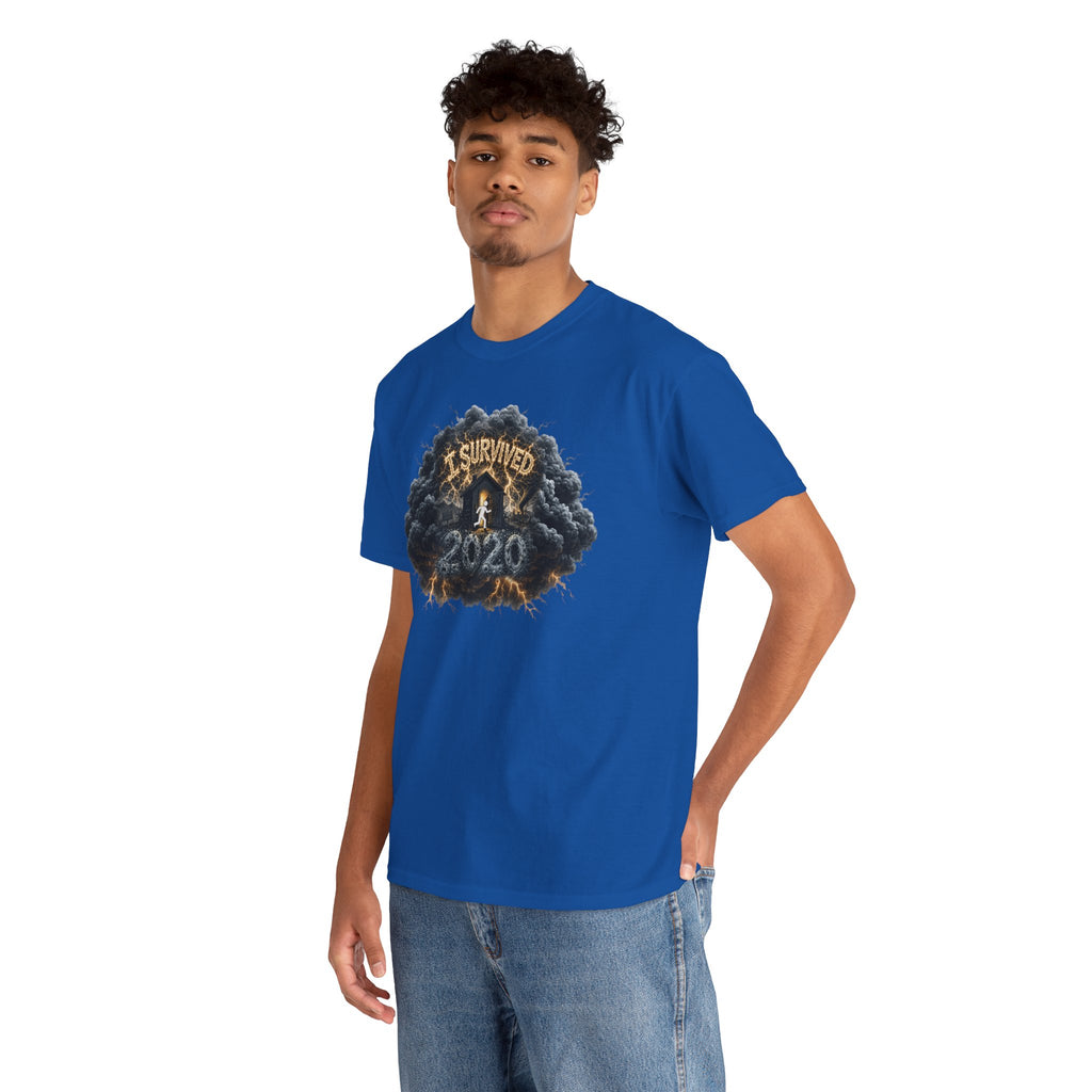 I Survived 2020 — Director's Cut Original Design Teaser Tee | Season 1 Premiere Drop Unisex Heavy Cotton Tee