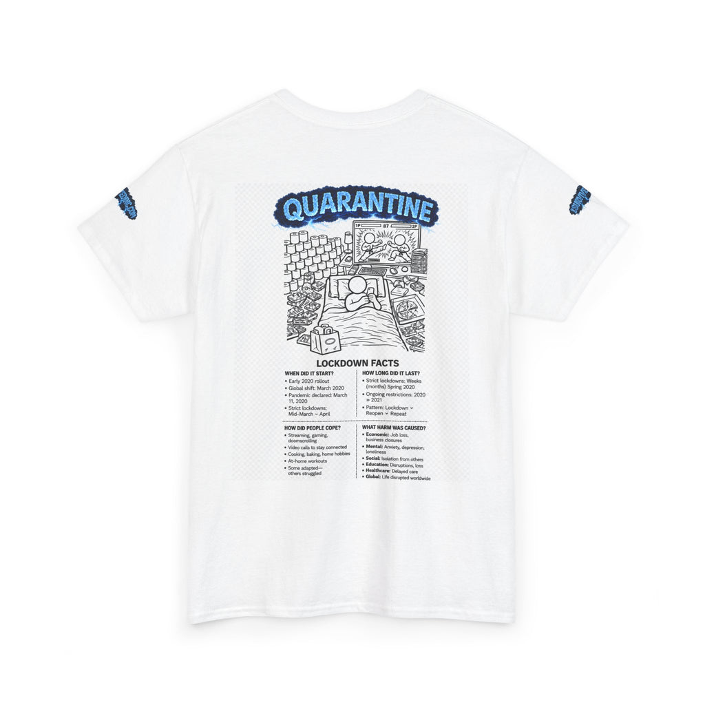 J'ai survécu à 2020 — S3:E1 « Quarantaine » | T-shirt unisexe en coton épais édition Confinement (ÉDITION SPÉCIALE)