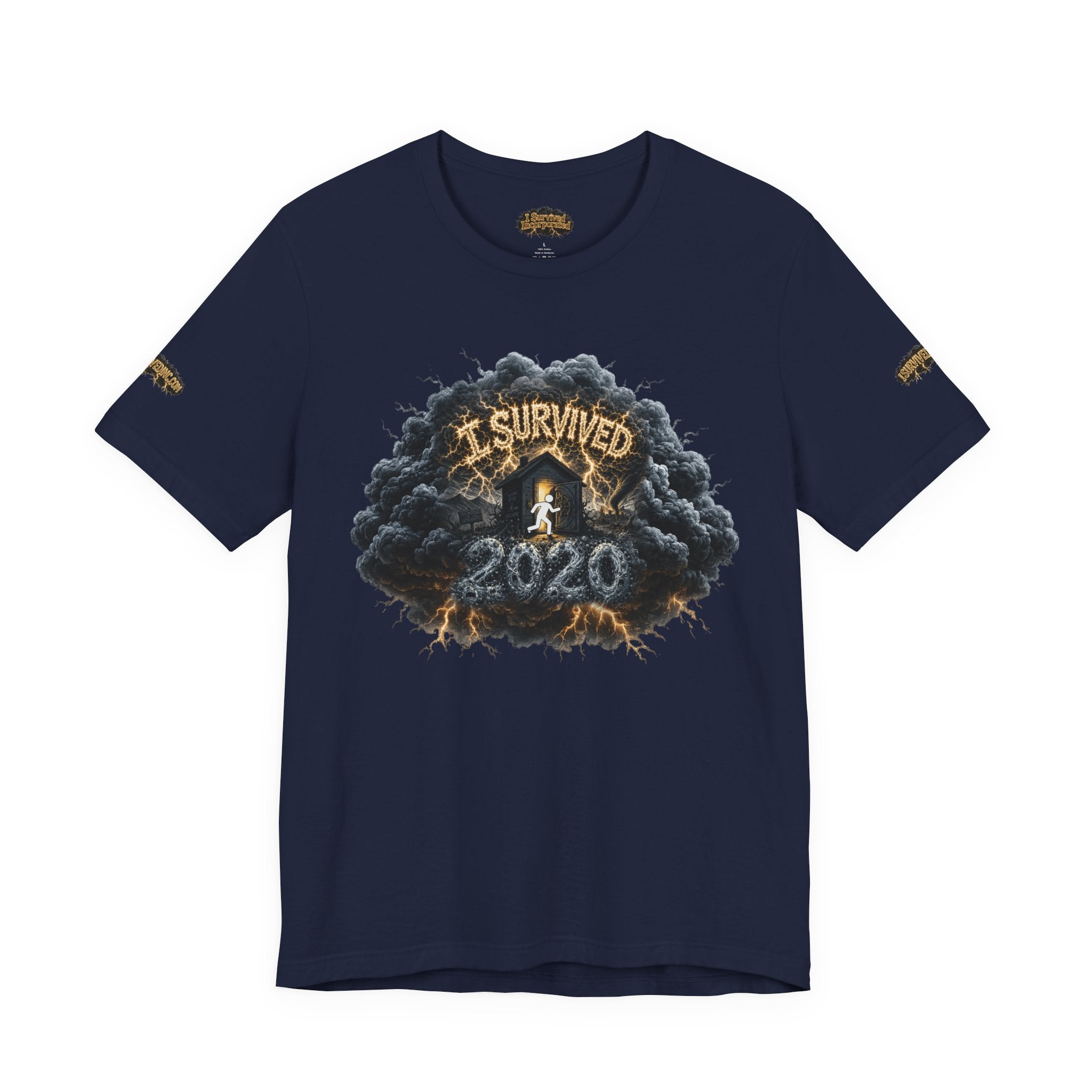 I Survived 2020 — Director's Cut Original Design Teaser Tee | Season 1 Premiere Drop Unisex Jersey Short Sleeve Tee