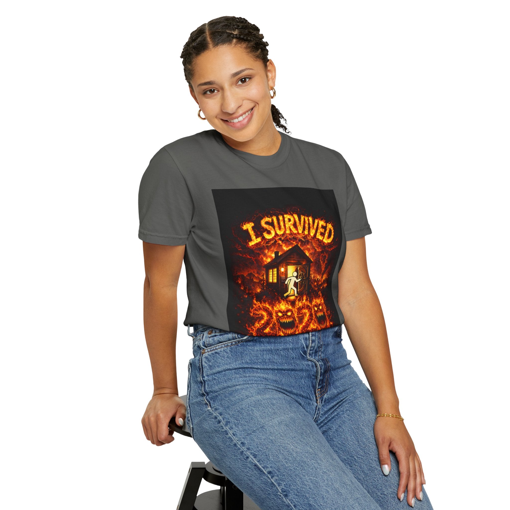 I Survived 2020 — S2:E3 "The California Wildfires" | Wildfire Edition Memorial Unisex Garment-Dyed T-shirt