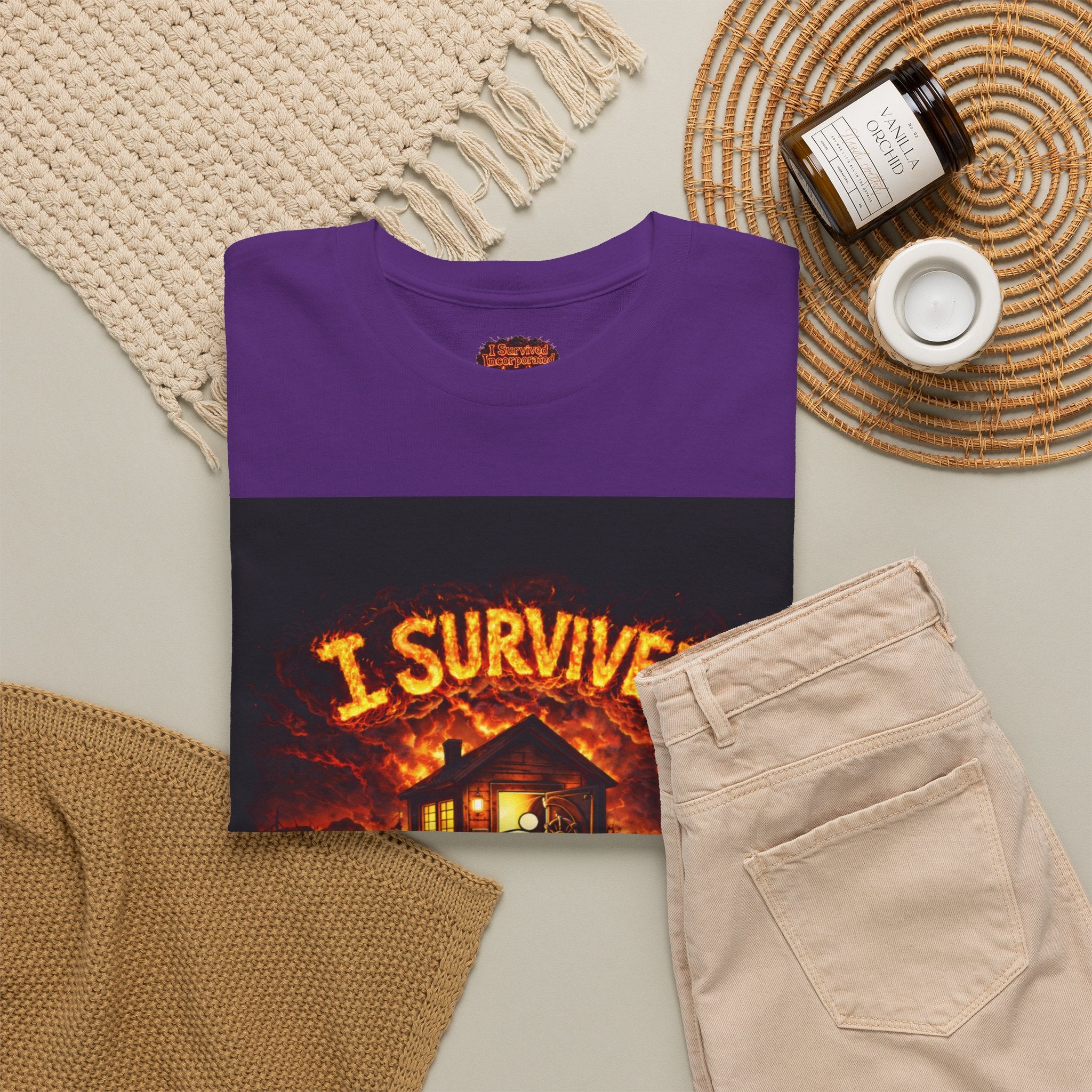 I Survived 2020 — WILDFIRES S2:E2: "The Bobcat Fire" Memorial Unisex Heavy Cotton Tee