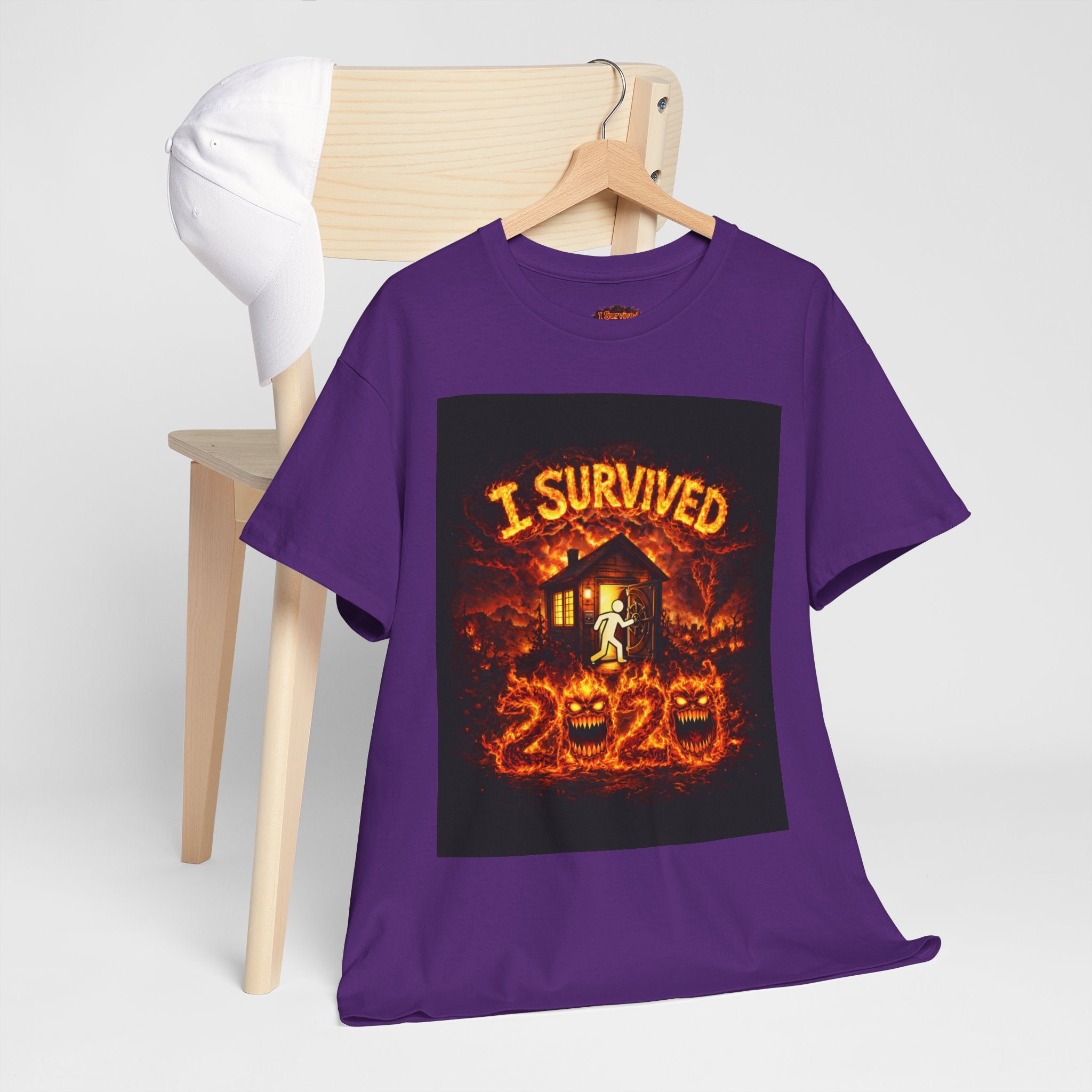 I Survived 2020 — S2:E3 "The California Wildfires" | Wildfire Edition Memorial Unisex Heavy Cotton Tee