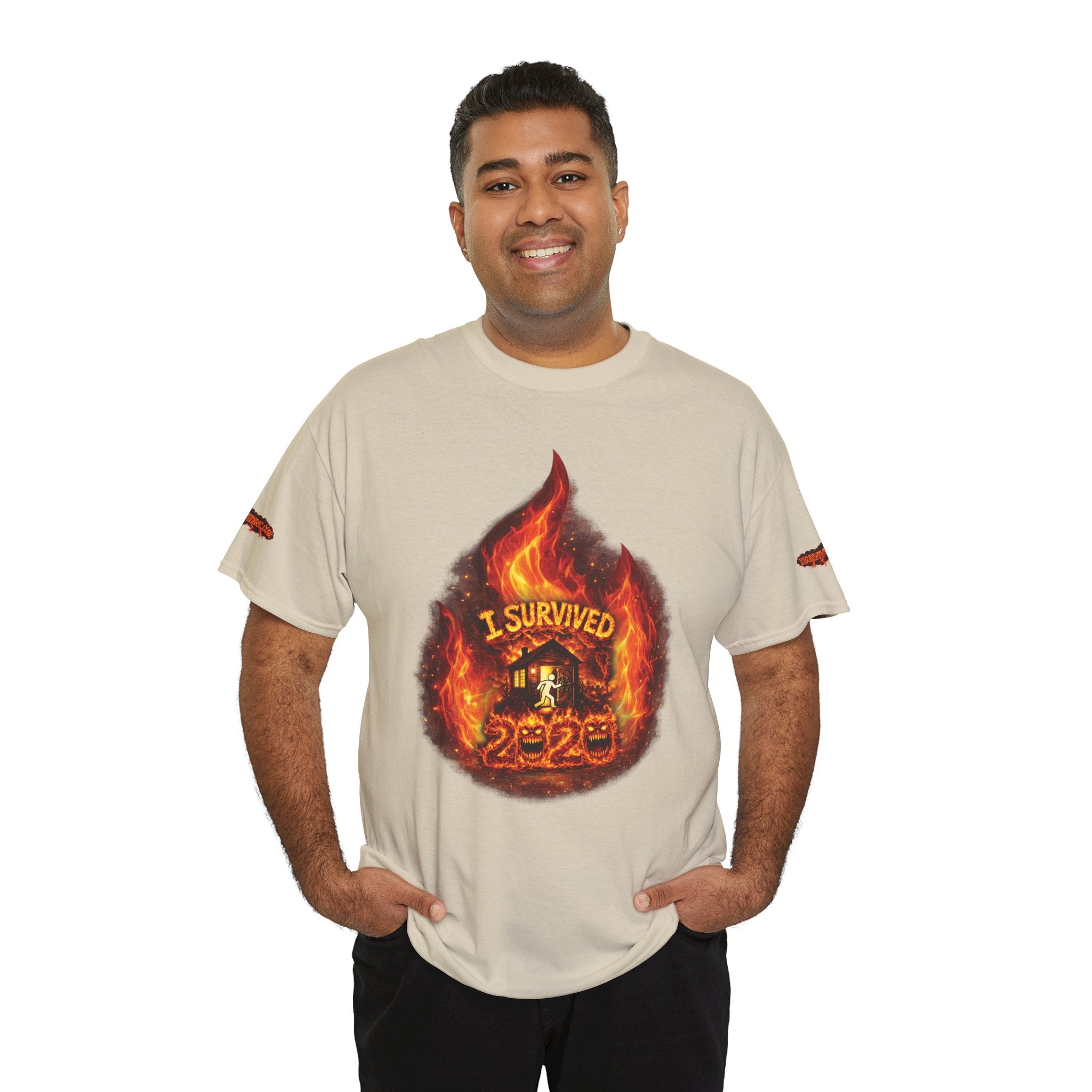 I Survived 2020 — Director's Cut S2:E3 "The California Wildfires" | Wildfire Edition Memorial Unisex Heavy Cotton Tee (SPECIAL EDITION)