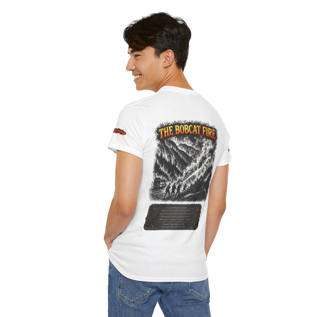 I Survived 2020 — Director's Cut S2:E2 "The Bobcat Fire" | Wildfire Edition Memorial Unisex Heavy Cotton Tee (SPECIAL EDITION)