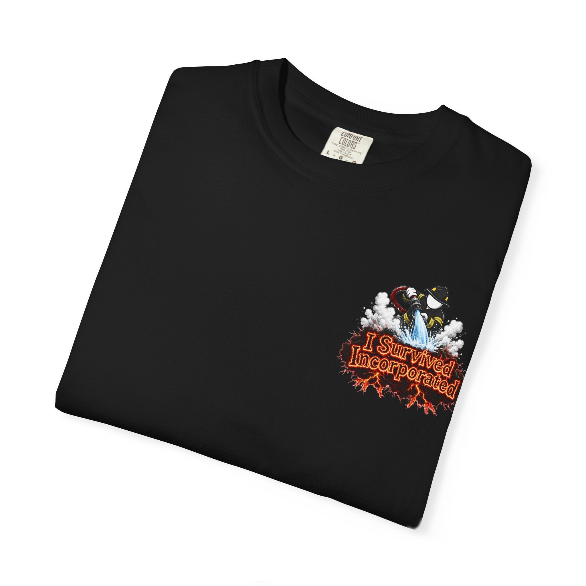 I Survived 2020 — "Please Stand By" Test Pattern Tee Wildfire Signal Edition Summer Premiere Unisex Garment-Dyed T-shirt