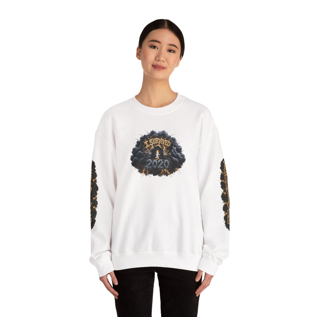 I Survived 2020 — Original PILOT Design: Director's Cut Special Edition Unisex Heavy Blend™ Crewneck Sweatshirt