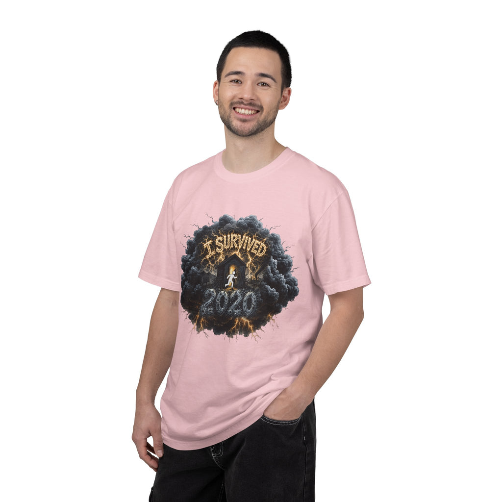 I Survived 2020 — Director's Cut Original Design Teaser Tee | Season 1 Premiere Drop Unisex Garment-Dyed T-shirt