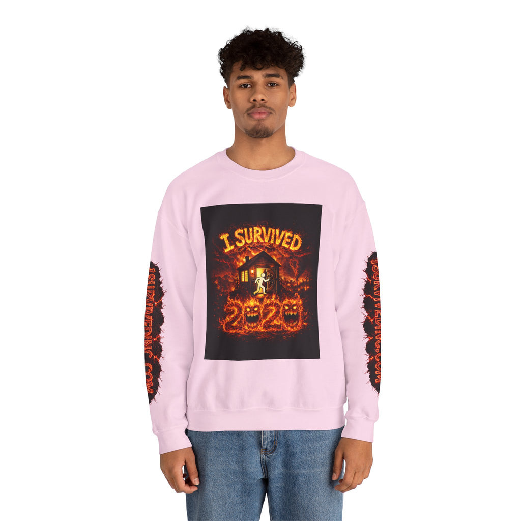 I Survived 2020 — WILDFIRES S2:E1: "Berry Creek" Memorial Unisex Heavy Blend™ Crewneck Sweatshirt
