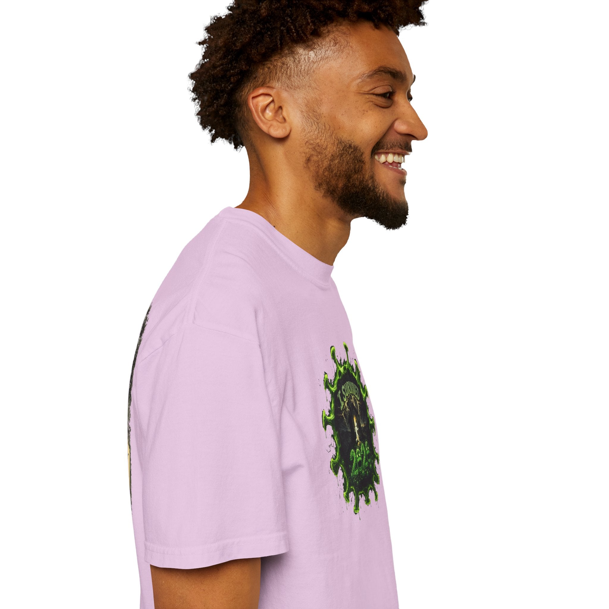 I Survived 2020 —  PANDEMIC S1:E1: Director's Cut "COVID-19: The Coronavirus" Unisex Garment-Dyed T-shirt