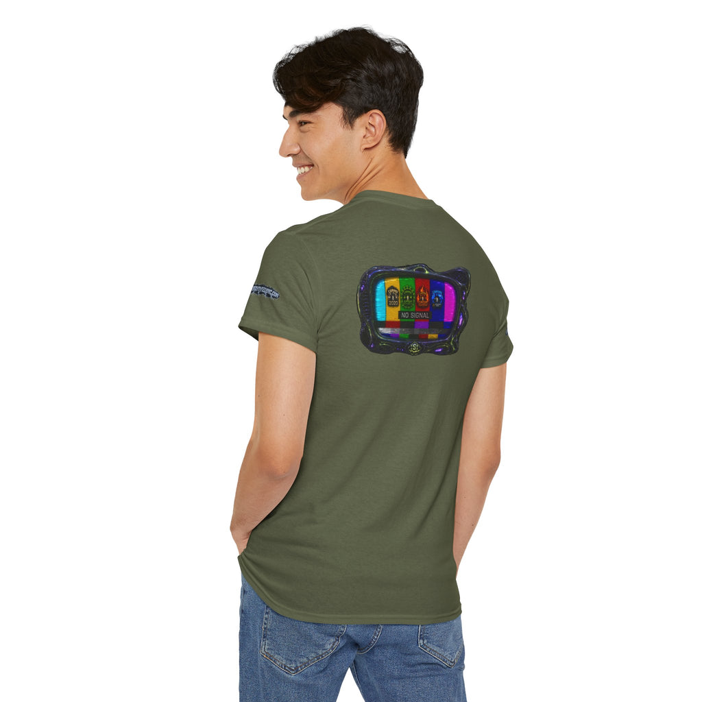 I Survived 2020 — "No Signal" Test Pattern Tee Alien Broadcast Finale Special Edition Summer Premiere Unisex Heavy Cotton Tee