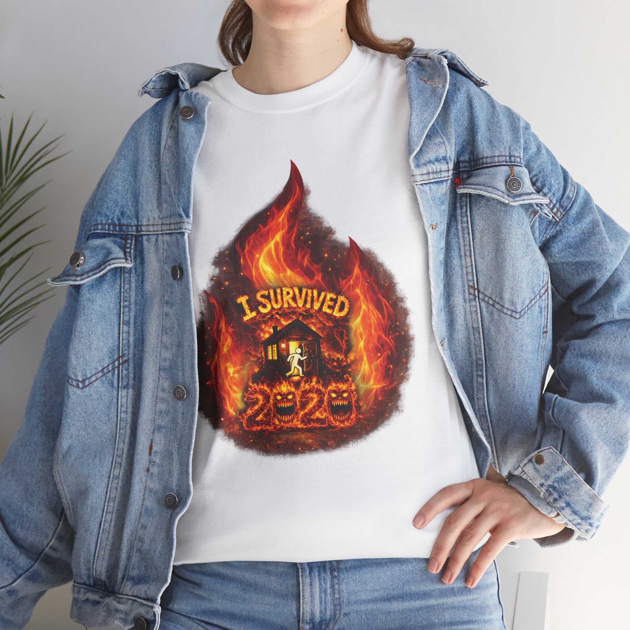 I Survived 2020 — Director's Cut S2:E2 "The Bobcat Fire" | Wildfire Edition Memorial Unisex Heavy Cotton Tee