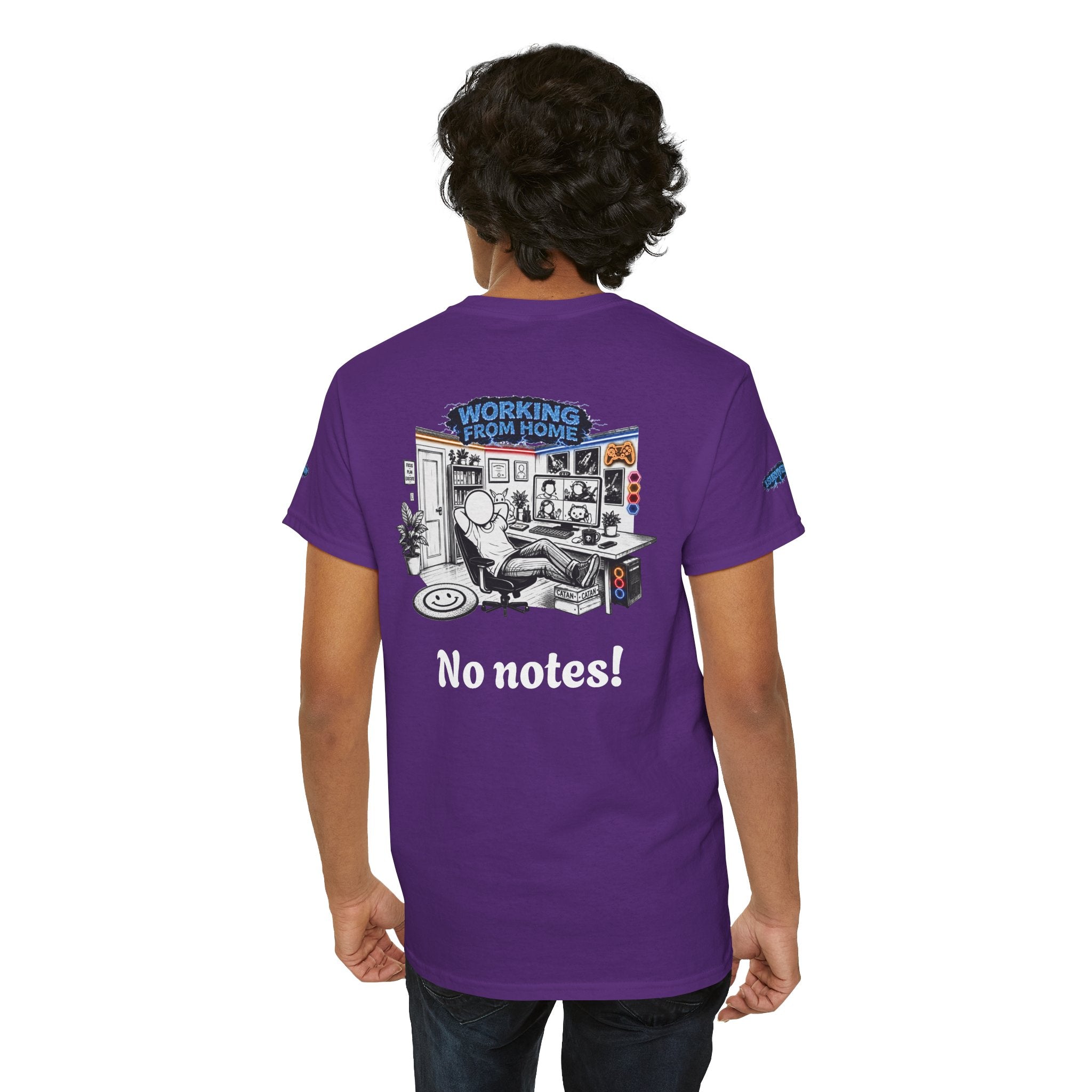 I Survived 2020 — LOCKDOWN S3:E3: Director's Cut Special Edition "Working From Home" Unisex Heavy Cotton Tee