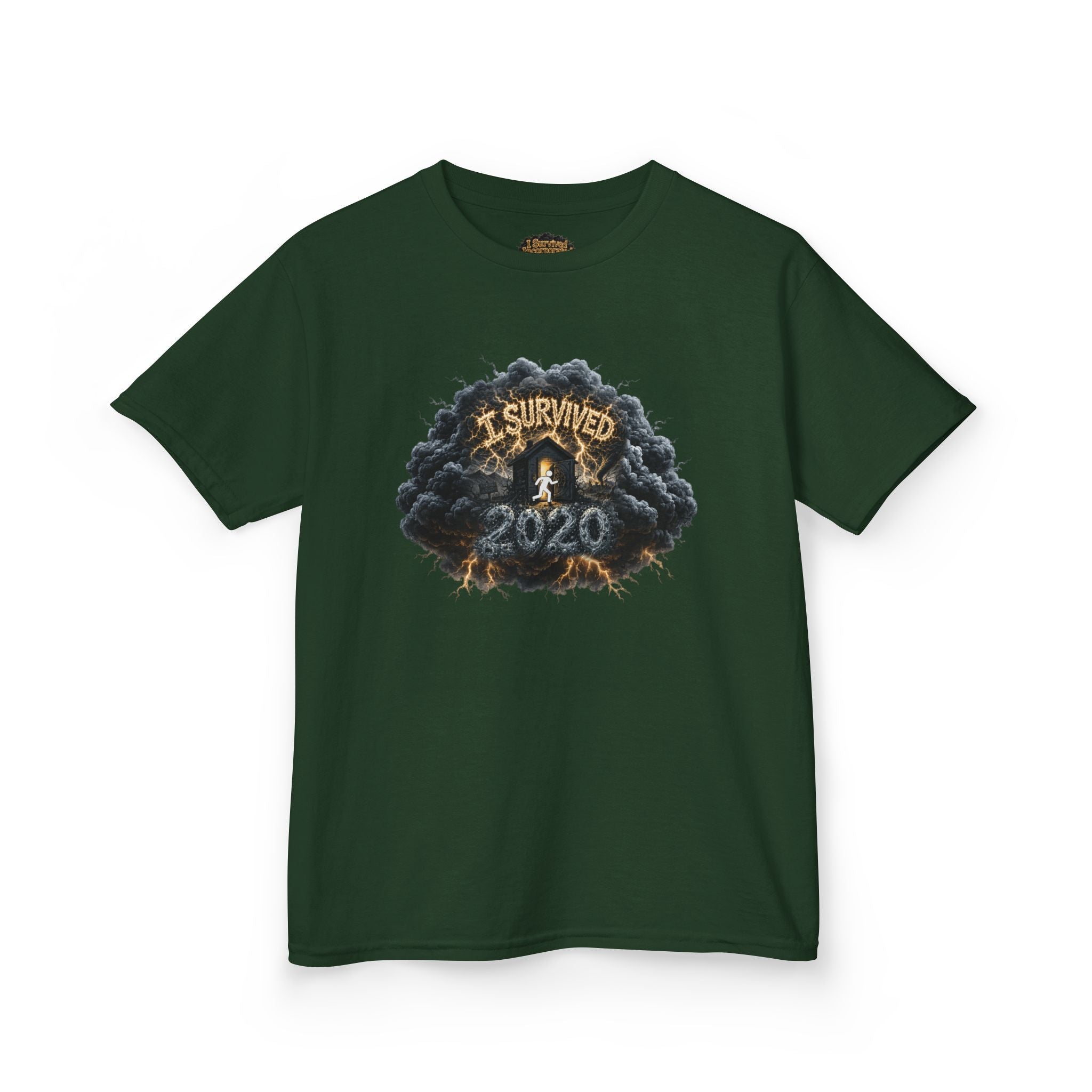 I Survived 2020 — Director's Cut Original Design Teaser Tee | Season 1 Premiere Drop Kids Heavy Cotton™ Tee