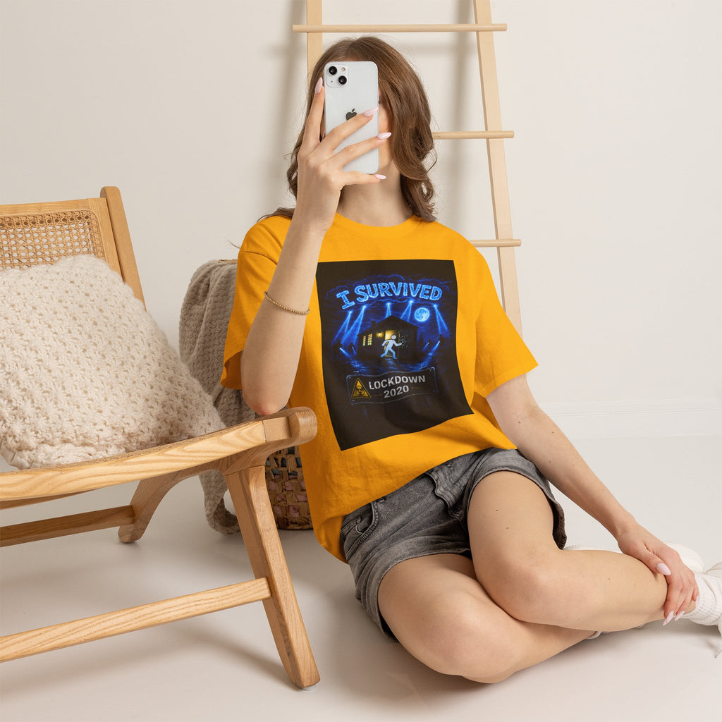 Copy of  I Survived 2020 — S3:E1 "Quarantine" | Lockdown Edition Documentary Unisex Heavy Cotton Tee