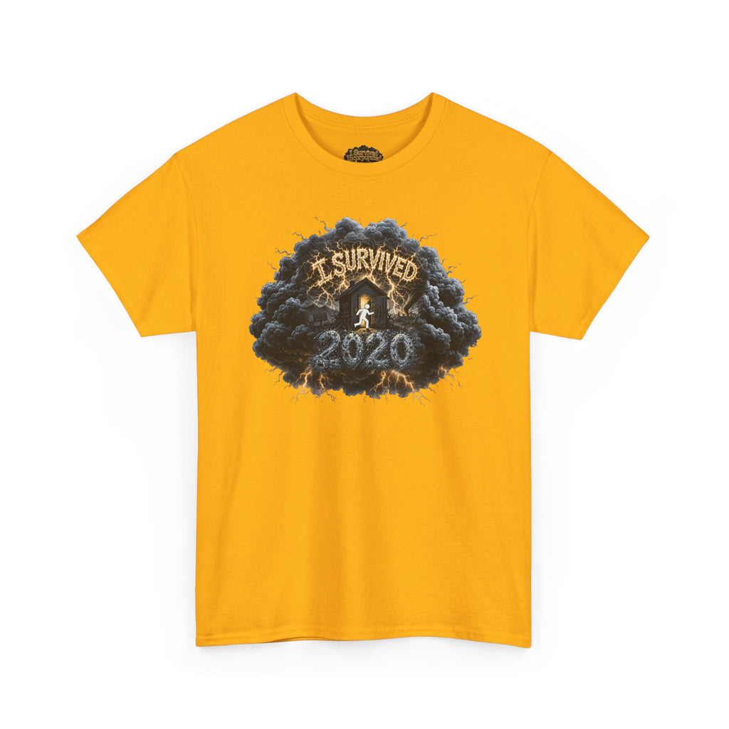 I Survived 2020 — Director's Cut Original Design Teaser Tee | Season 1 Premiere Drop Unisex Heavy Cotton Tee
