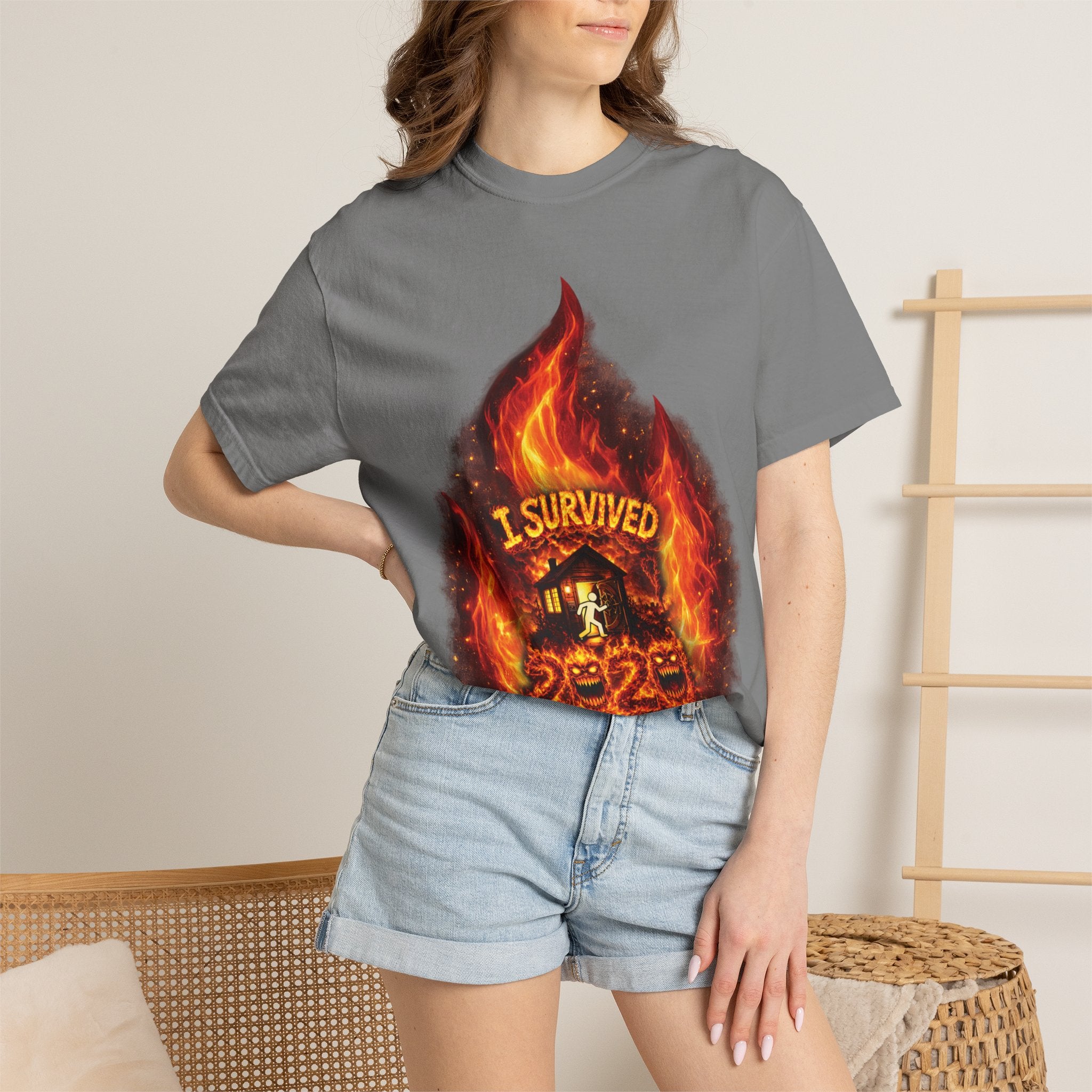 I Survived 2020 — Director's Cut S2:E1 "Berry Creek" | Wildfire Edition Memorial Unisex Garment-Dyed T-shirt