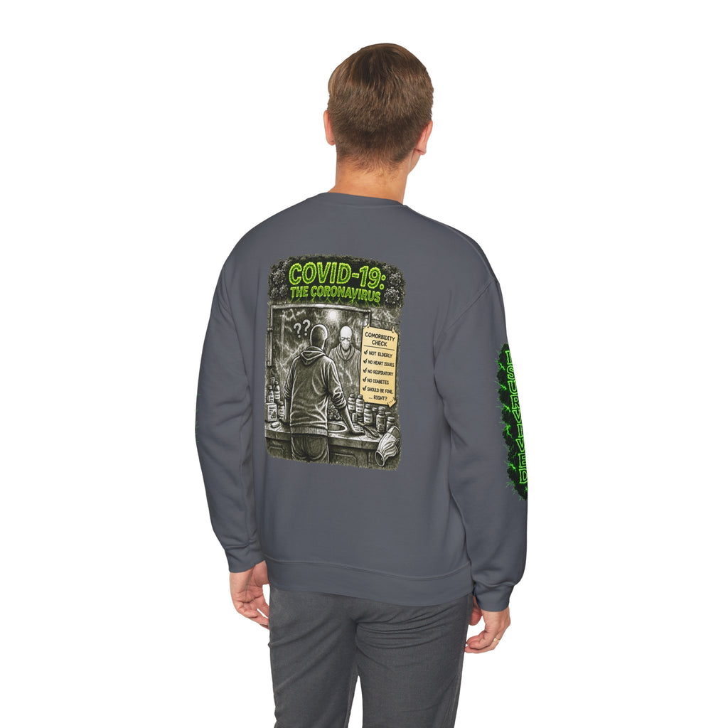 I Survived 2020 — PANDEMIC S1:E1: Director's Cut "COVID-19: The Coronavirus" Unisex Heavy Blend™ Crewneck Sweatshirt