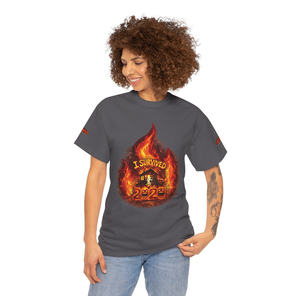 I Survived 2020 — Director's Cut S2:E3 "The California Wildfires" | Wildfire Edition Memorial Unisex Heavy Cotton Tee (SPECIAL EDITION)