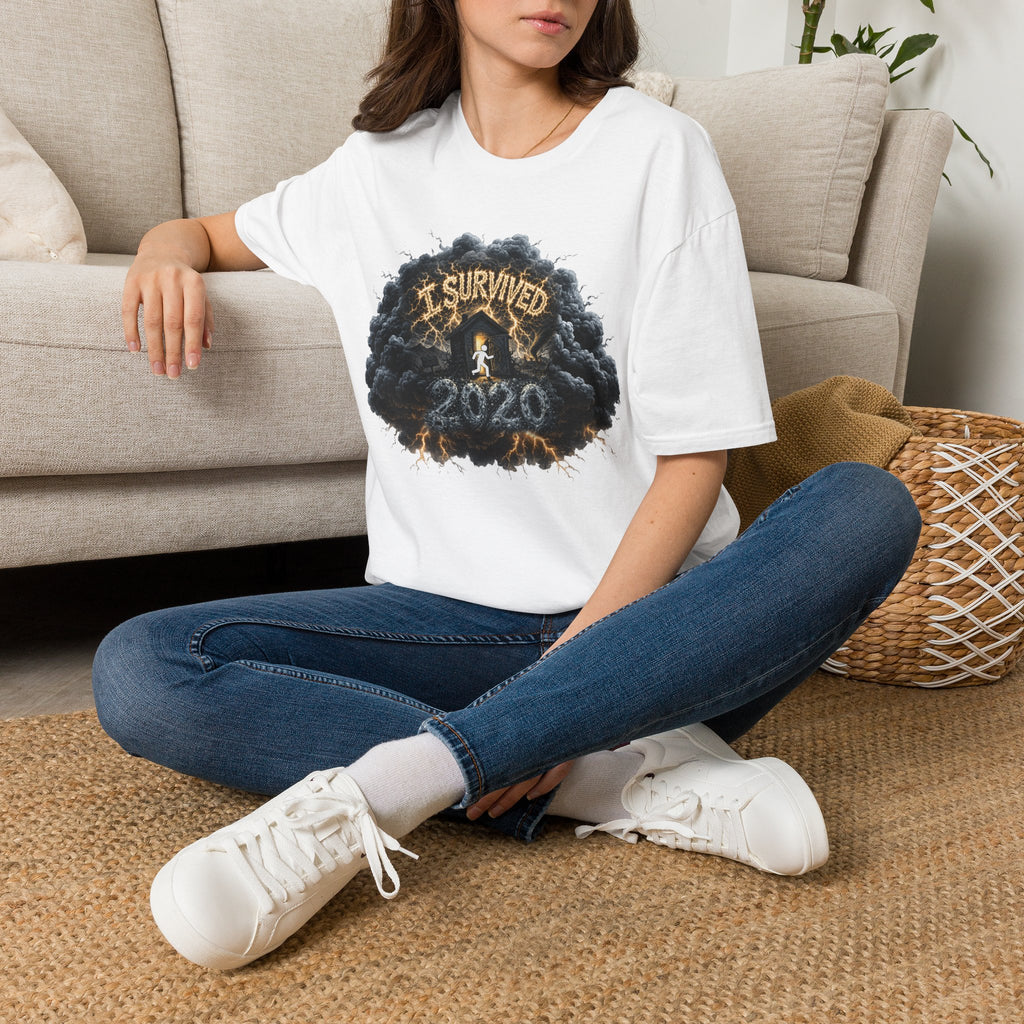 I Survived 2020 — Director's Cut Original Design Teaser Tee | Season 1 Premiere Drop Unisex Softstyle T-Shirt