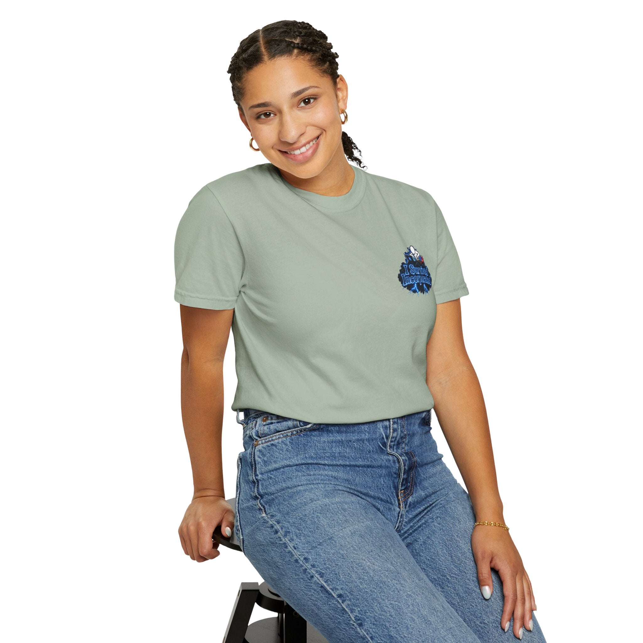 I Survived 2020 — "Please Stand By" Test Pattern Tee Lockdown Special Edition Summer Exclusive Unisex Garment-Dyed T-shirt