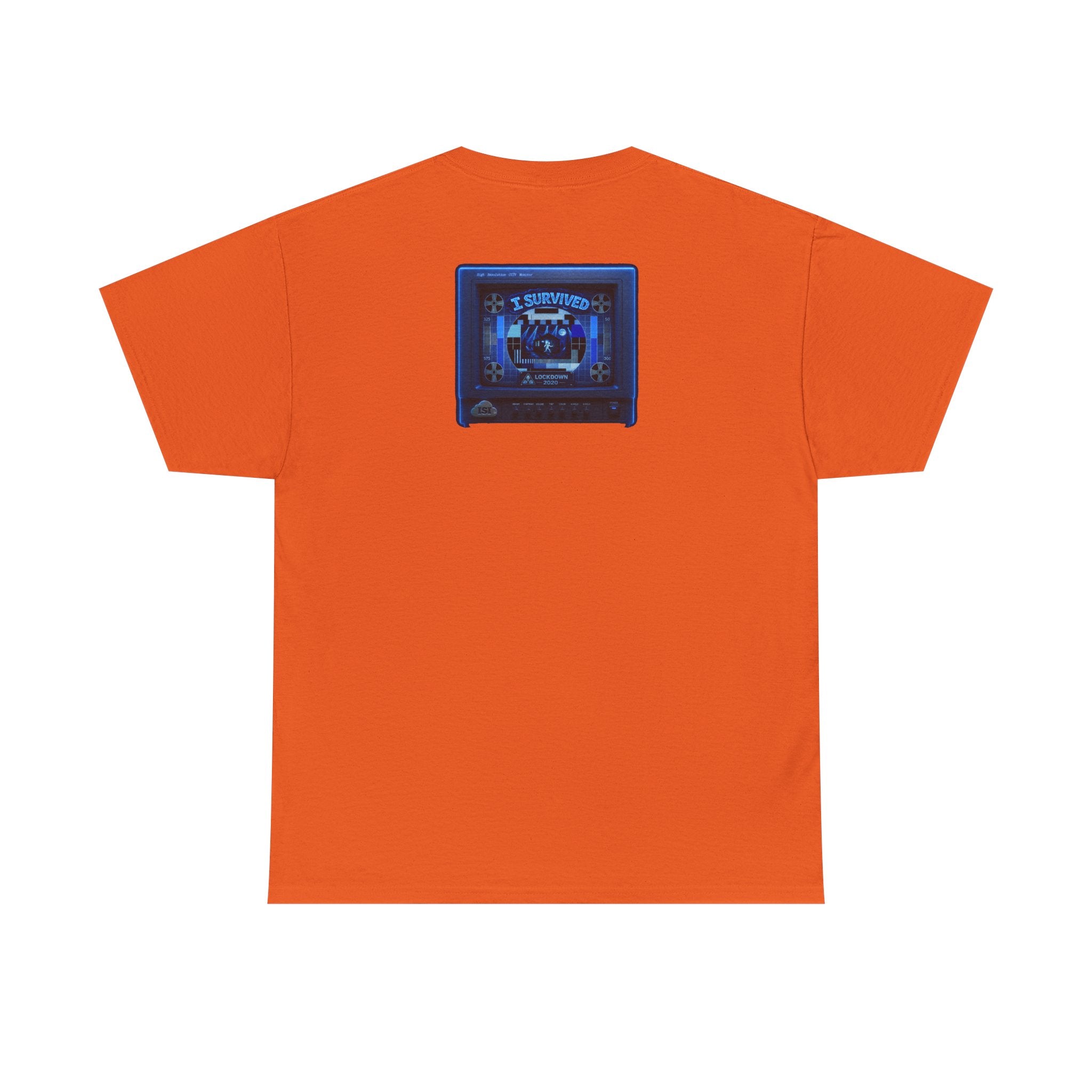I Survived 2020 — "Please Stand By" Test Pattern Tee Lockdown Surveillance Edition Summer Exclusive Unisex Heavy Cotton Tee