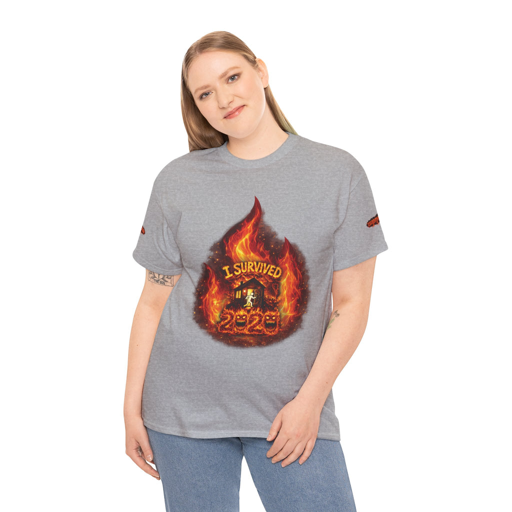 I Survived 2020 — Director's Cut S2:E3 "The California Wildfires" | Wildfire Edition Memorial Unisex Heavy Cotton Tee (SPECIAL EDITION)