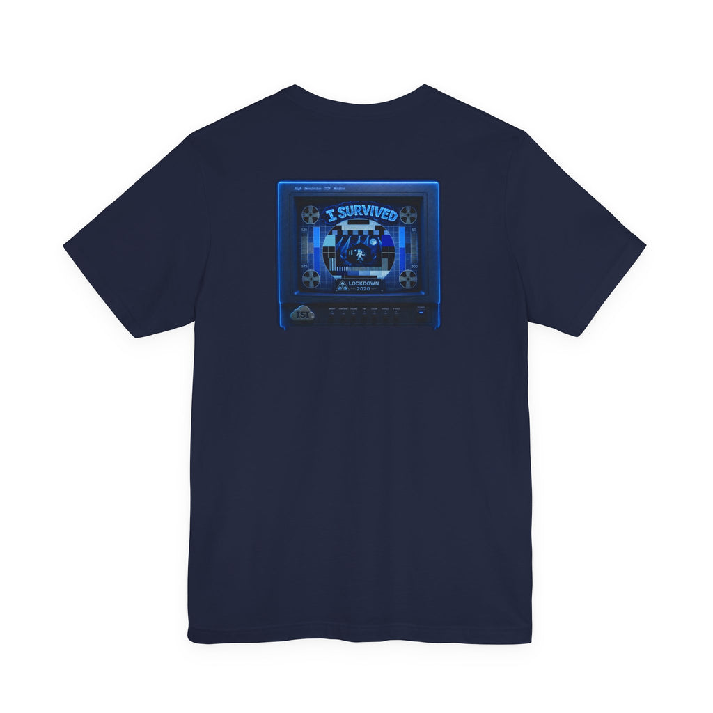 I Survived 2020 — "Please Stand By" Test Pattern Tee Lockdown Summer Exclusive Unisex Jersey Short Sleeve Tee
