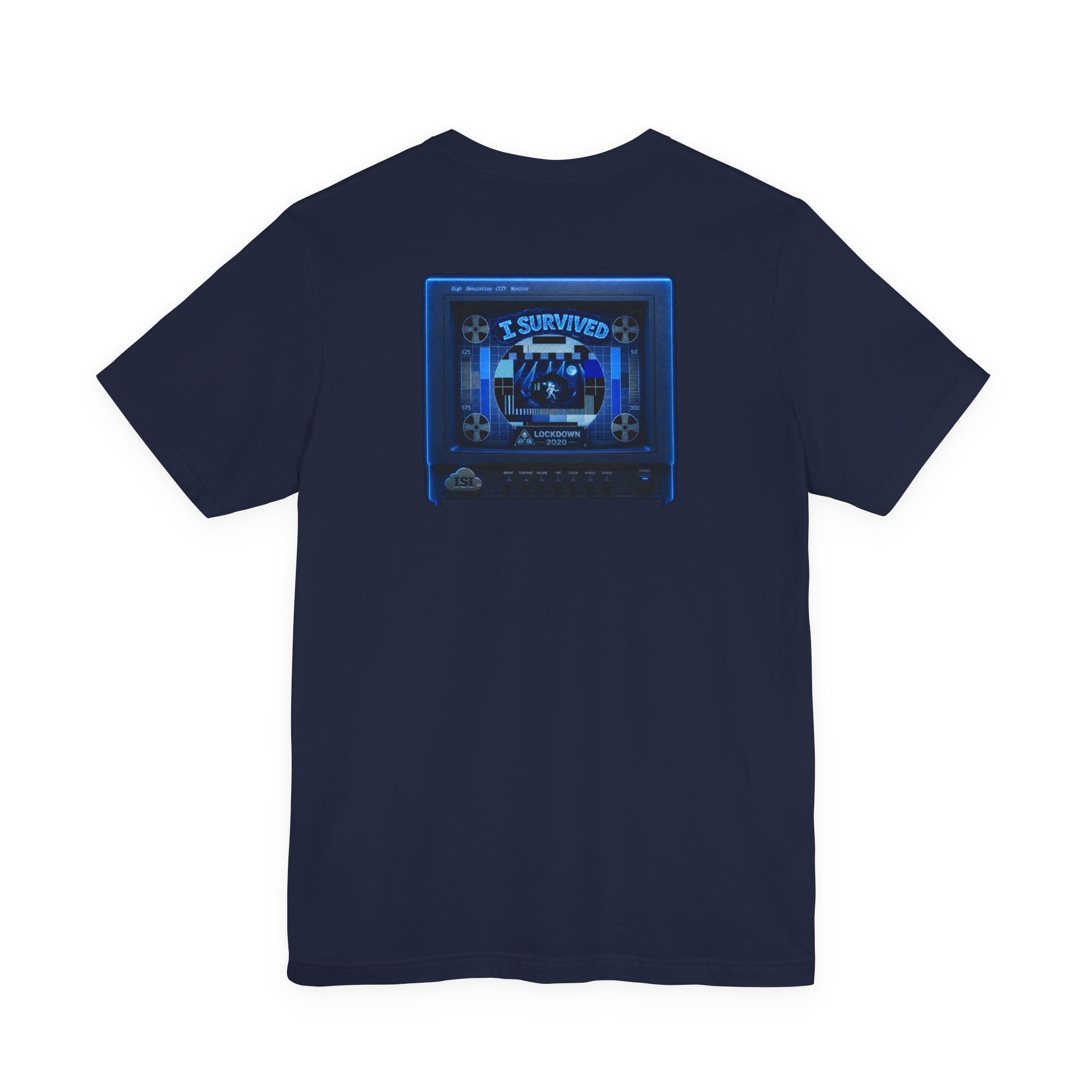 I Survived 2020 — "Please Stand By" Test Pattern Tee Lockdown Summer Exclusive Unisex Jersey Short Sleeve Tee