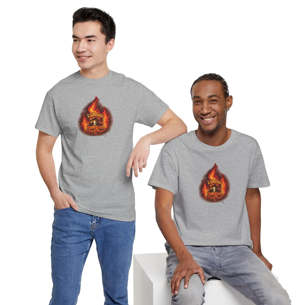 I Survived 2020 — WILDFIRES S2:E3: Director's Cut "The California Wildfires" Memorial Unisex Heavy Cotton Tee