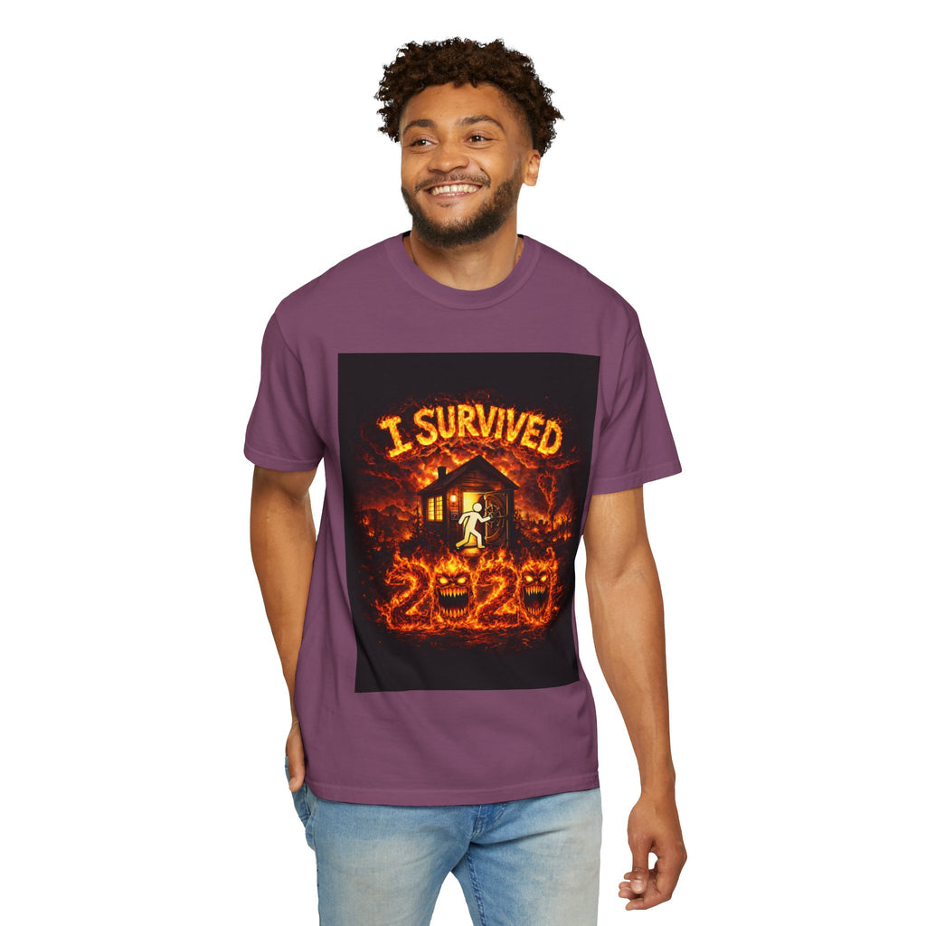 I Survived 2020 — S2:E4 "Western U.S. Wildfire Season" | Mid-Season Finale Pt. 1 | Wildfire Edition Memorial Unisex Garment-Dyed T-shirt
