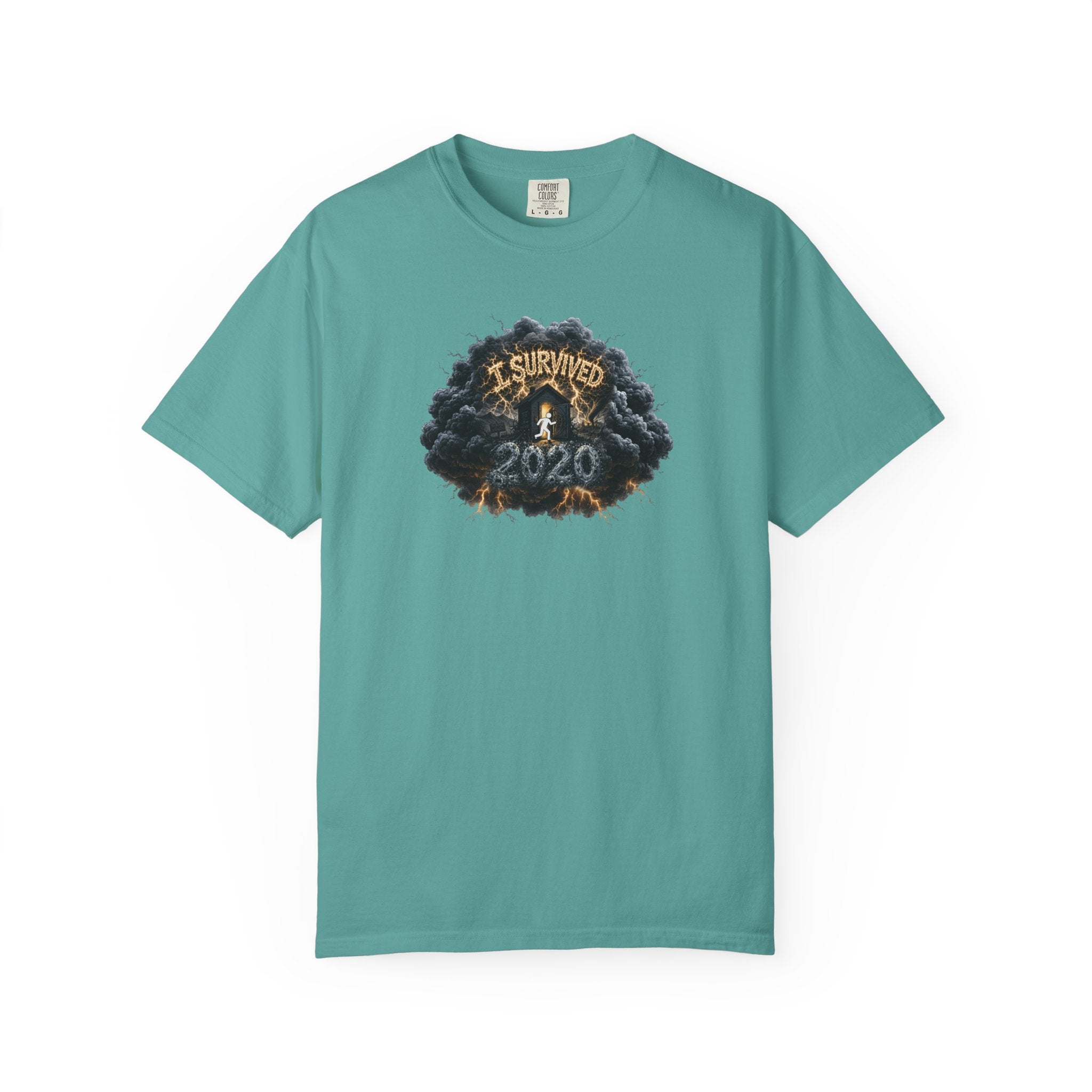 I Survived 2020 — Original PILOT Design: Director's Cut Unisex Garment-Dyed T-shirt