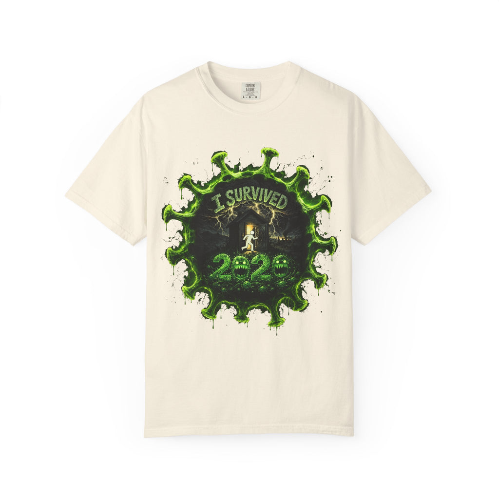 I Survived 2020 — Director's Cut S1:E3 "The Jab!" | Pandemic Edition Unisex Garment-Dyed T-shirt