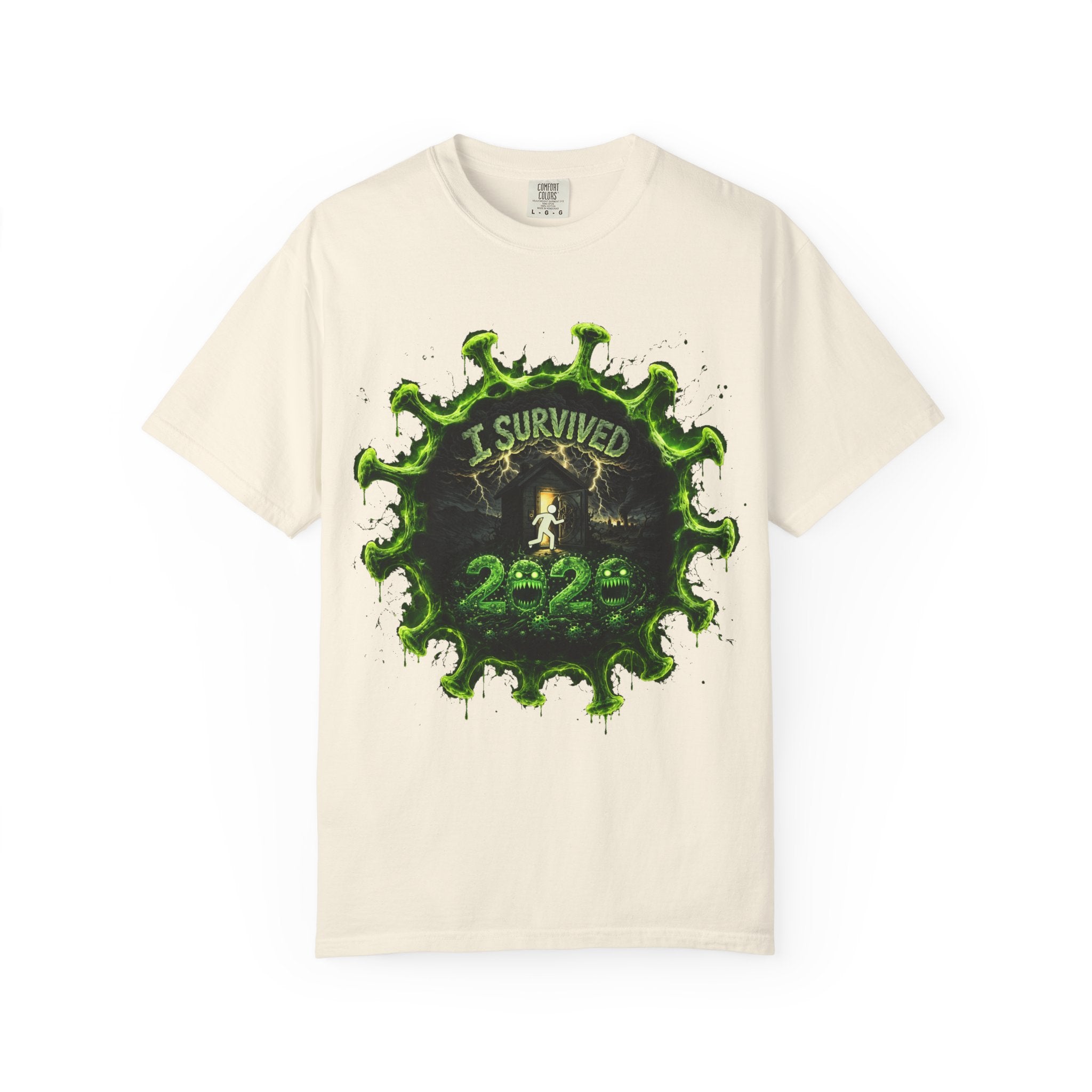 I Survived 2020 — Director's Cut S1:E3 "The Jab!" | Pandemic Edition Unisex Garment-Dyed T-shirt