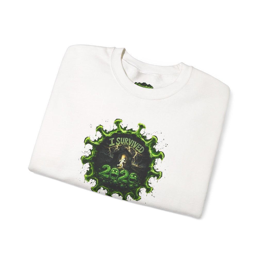 I Survived 2020 — PANDEMIC S1:E1: Director's Cut "COVID-19: The Coronavirus" Unisex Heavy Blend™ Crewneck Sweatshirt