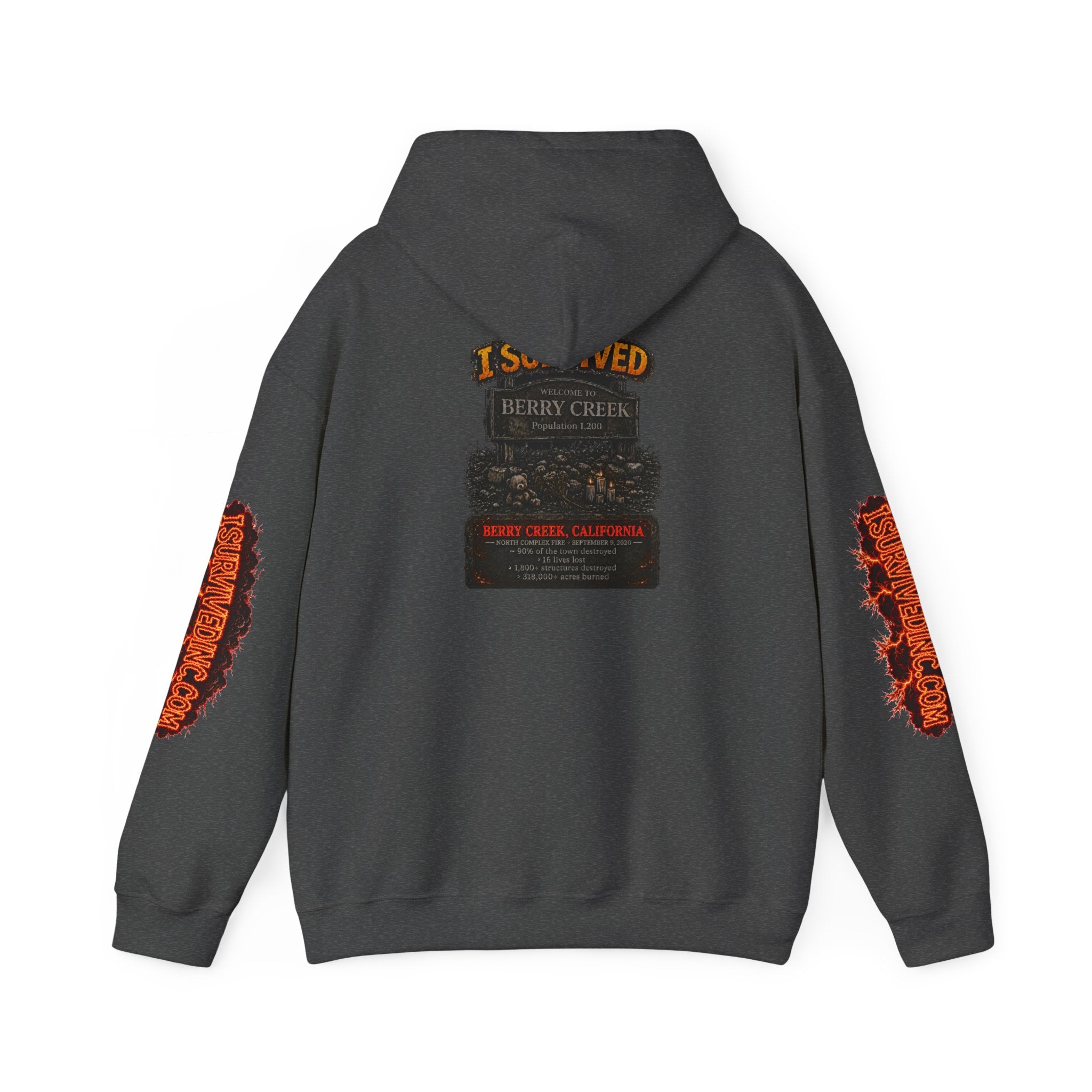 I Survived 2020 — WILDFIRES S2:E1: "Berry Creek" Memorial Hoodie