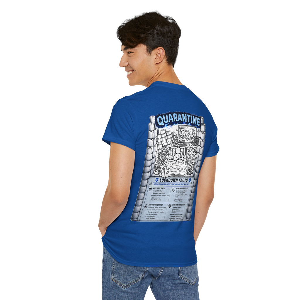 I Survived 2020 — LOCKDOWN S3:E1: Director's Cut "Quarantine" Unisex Heavy Cotton Tee