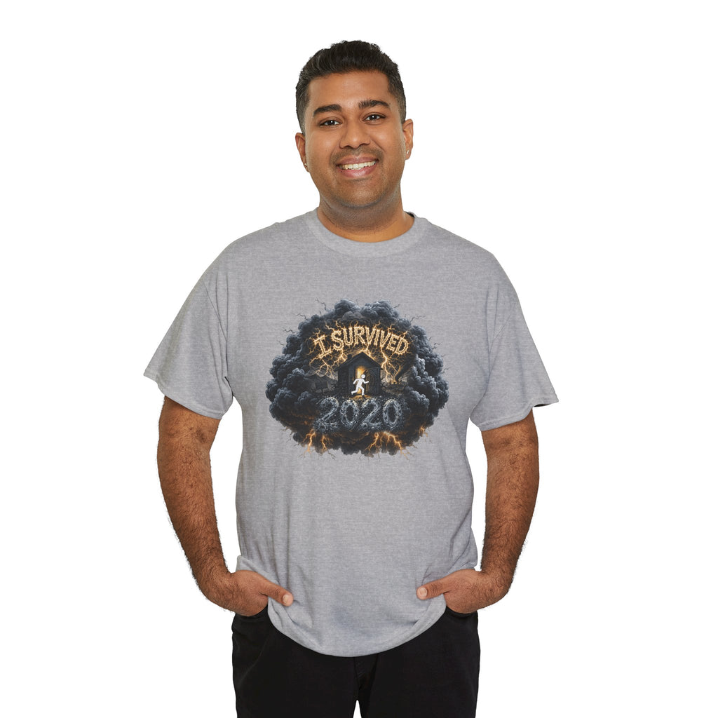I Survived 2020 —  Deriector's Cut Original Design Teaser Tee | Season 1 Premiere Drop Unisex Heavy Cotton Tee