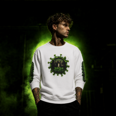 I Survived 2020 — PANDEMIC S1:E3: Director's Cut "The Jab!" Unisex Heavy Blend™ Crewneck Sweatshirt