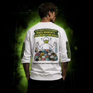 I Survived 2020 — PANDEMIC S1:E4: "Mask Madness" Unisex Heavy Blend™ Crewneck Sweatshirt