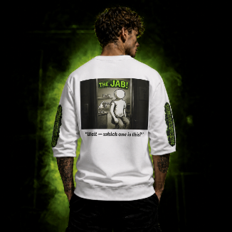 I Survived 2020 — PANDEMIC S1:E3: "The Jab!" Unisex Heavy Blend™ Crewneck Sweatshirt