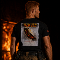 I Survived 2020 — WILDFIRES S2:E3: Director's Cut Special Edition "The California Wildfires" Memorial Unisex Heavy Cotton Tee