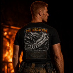 I Survived 2020 — WILDFIRES S2:E2: Special Edition "The Bobcat Fire" Memorial Unisex Heavy Cotton Tee