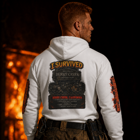 I Survived 2020 — WILDFIRES S2:E1:  Director's Cut "Berry Creek" Memorial Hoodie