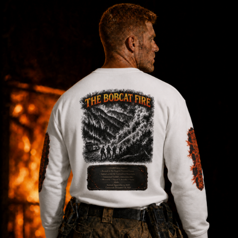 I Survived 2020 — WILDFIRES S2:E2: "The Bobcat Fire" Memorial Unisex Heavy Blend™ Crewneck Sweatshirt