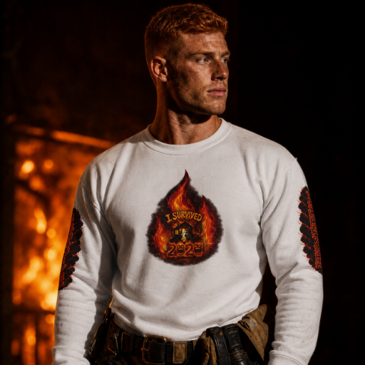 I Survived 2020 — WILDFIRES S2:E3: Director's Cut "The California Wildfires" Memorial Unisex Heavy Blend™ Crewneck Sweatshirt