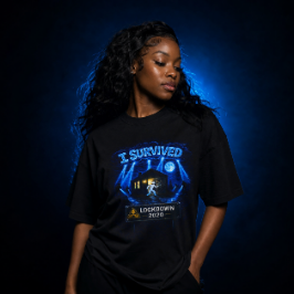 I Survived 2020 — LOCKDOWN S3:E1: "Quarantine" Unisex Heavy Cotton Tee